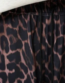 Jaguar Print Barrel Fit Broek Bruin