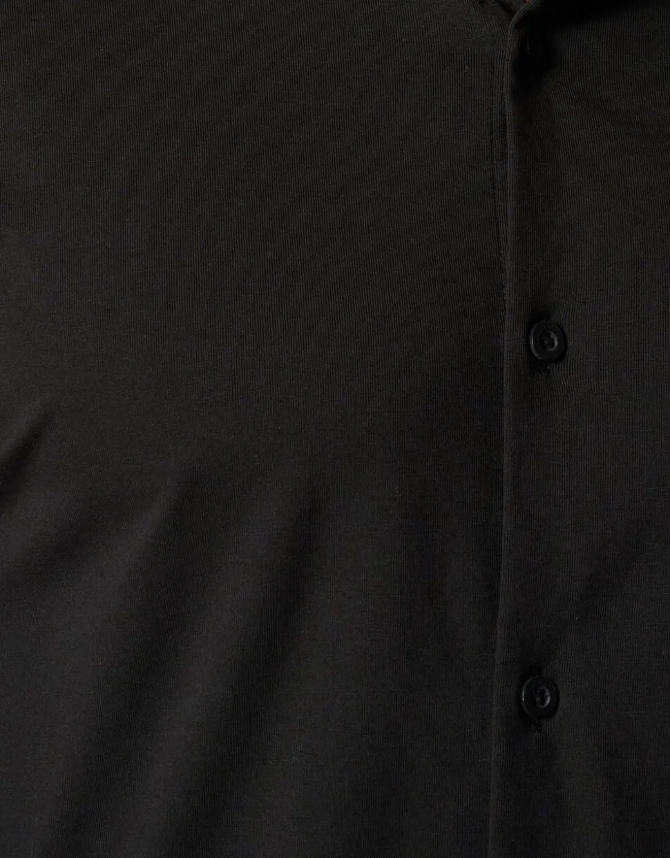 Jersey Overhemd Zwart