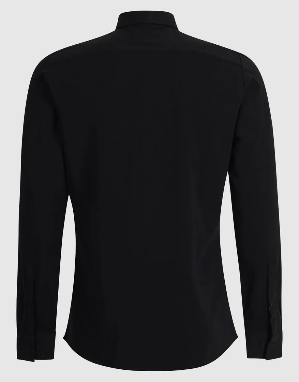 Jersey Overhemd Zwart