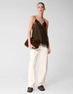 Kanten Asymmetrische Top Bruin