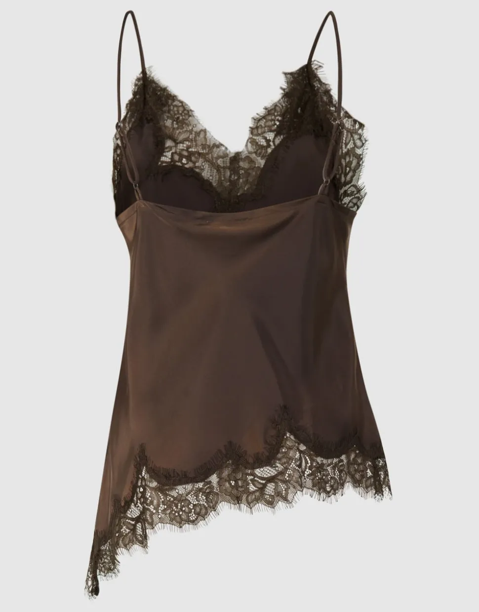 Kanten Asymmetrische Top Bruin