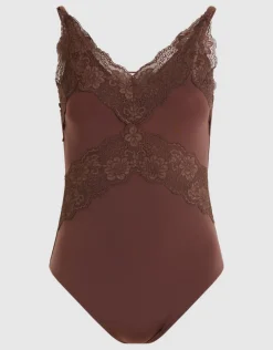 Kanten Body Donkerbruin