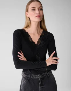 Kanten Mix Body Zwart
