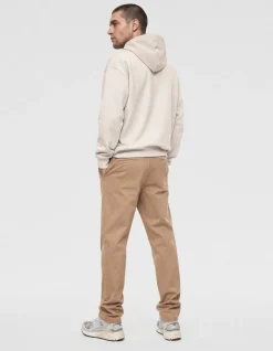 Keper Structuur Broek Lichtbruin