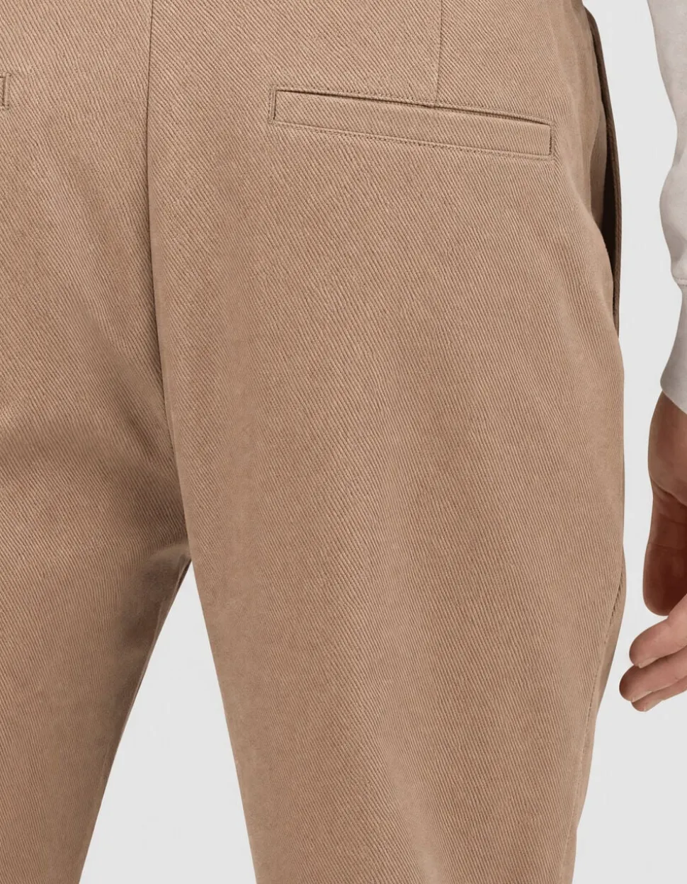 Keper Structuur Broek Lichtbruin
