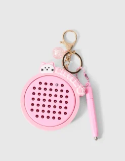 Kitten Magneet Sleutelhanger Roze