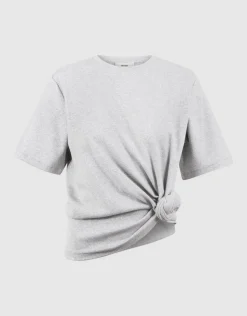 Knot T-shirt Lichtgrijs By Mieke