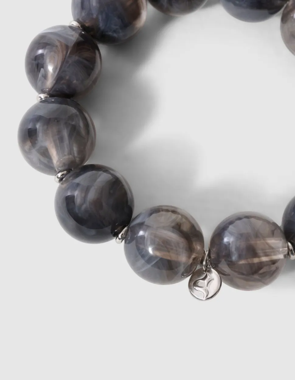 Kralen Armband Grijs