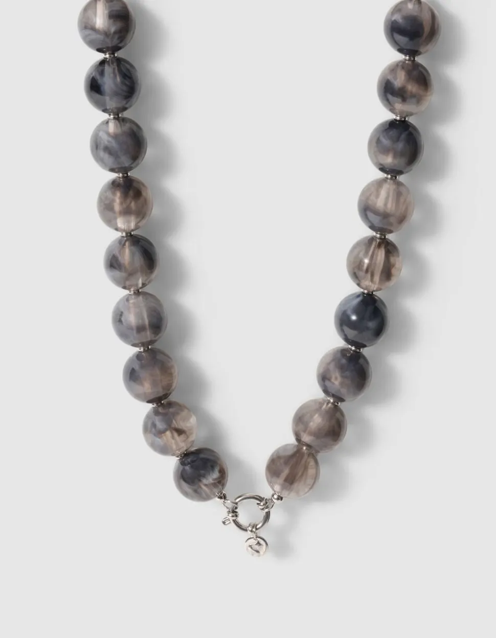 Kralen Ketting Grijs