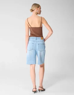 Lace Mix Singlet Bruin