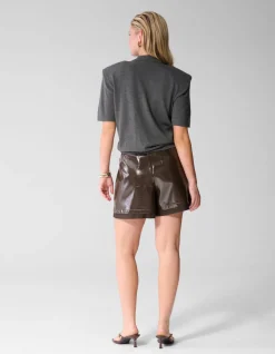 Laque Short Donkerbruin