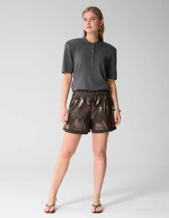 Laque Short Donkerbruin