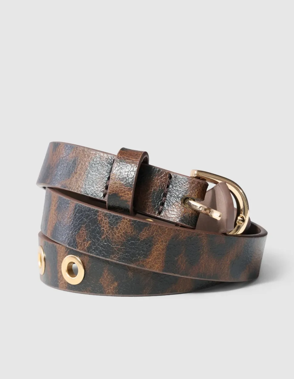Leopard Print Riem Bruin