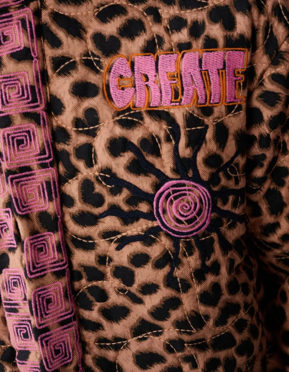 Leopard Stitched Jack Bruin