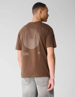Logo Circle Artwork T-shirt Bruin