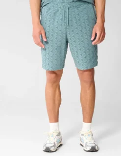 Logo Towelling Short Turquoise