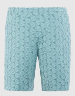 Logo Towelling Short Turquoise