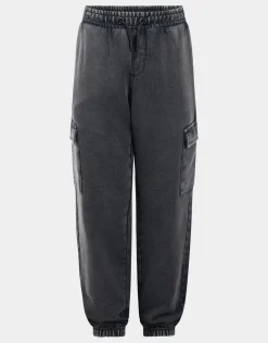 Loose Fit Cargo Broek Donkergrijs