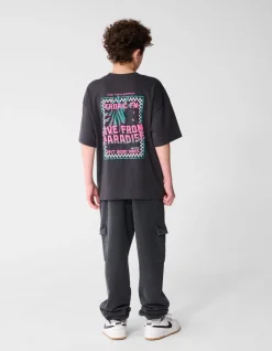 Loose Fit Cargo Broek Donkergrijs