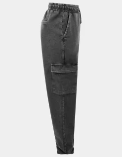 Loose Fit Cargo Broek Donkergrijs