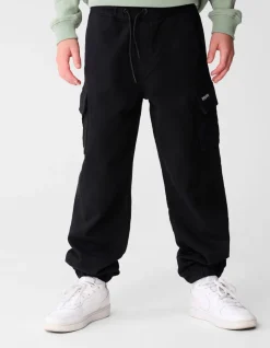 Loose Fit Cargo Broek Donkergrijs