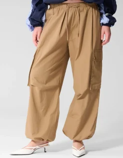 Loose Fit Cargo Broek Zand