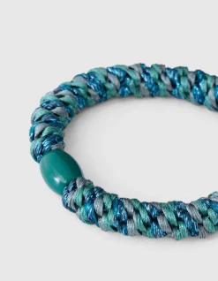 Lurex Haarelastiek Blauw