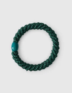 Lurex Haarelastiek Donkergroen