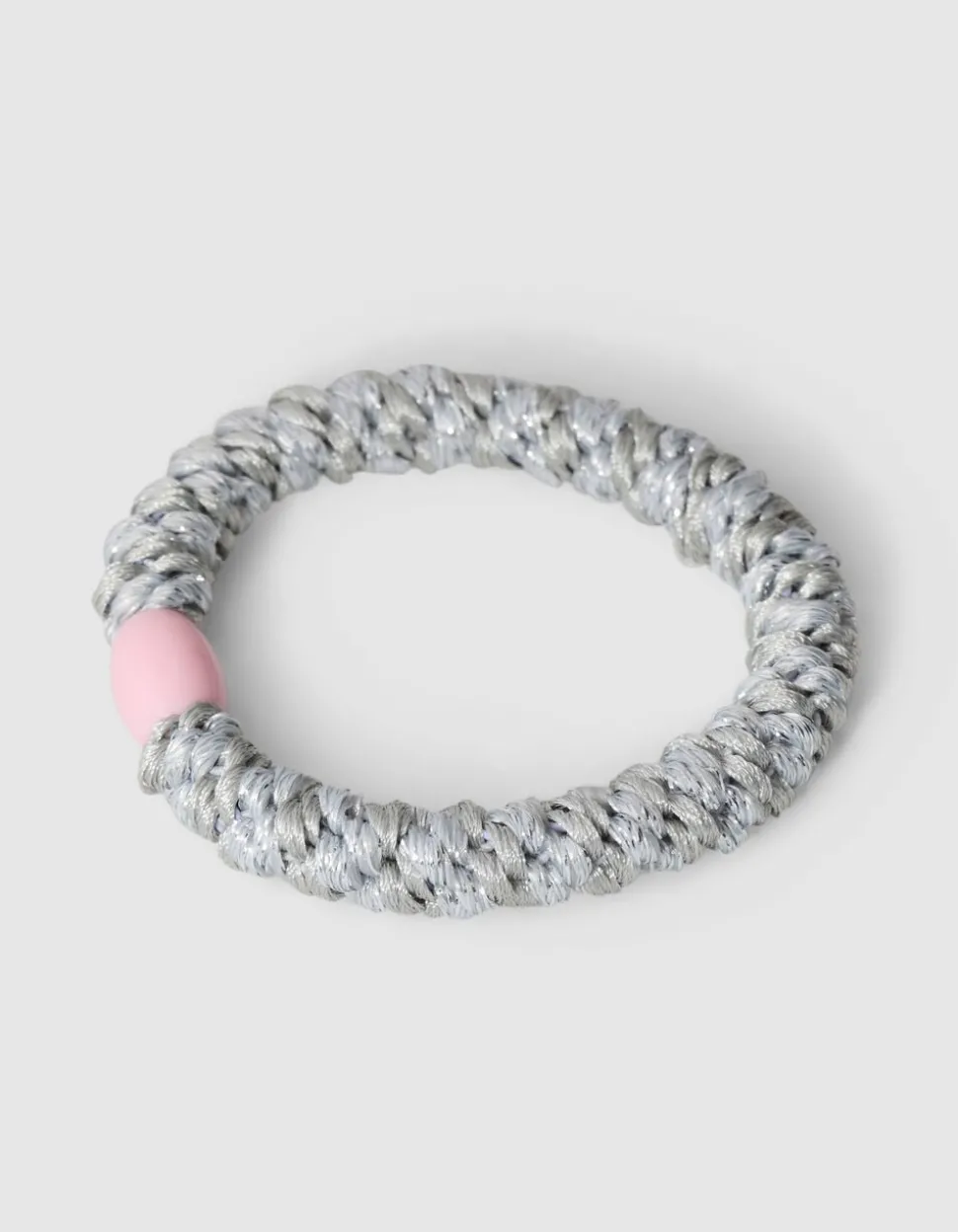 Lurex Haarelastiek Grijs
