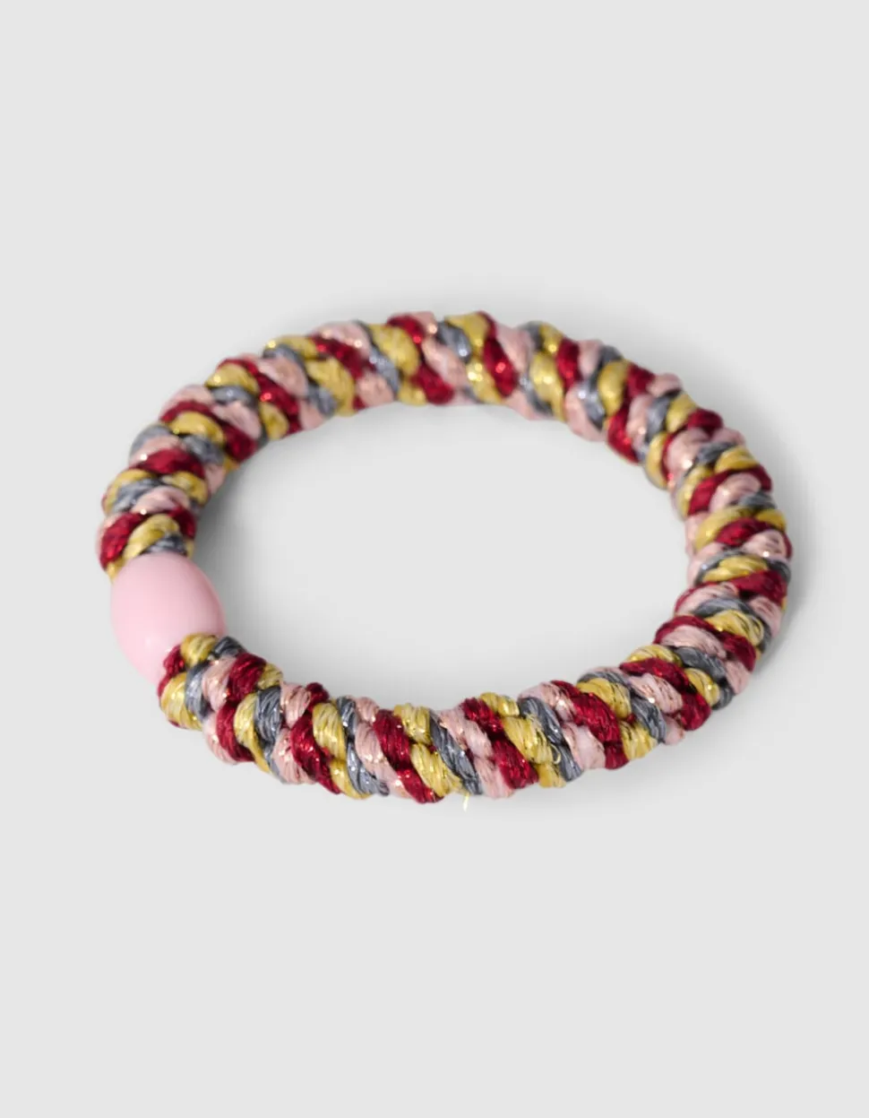 Lurex Haarelastiek Rood
