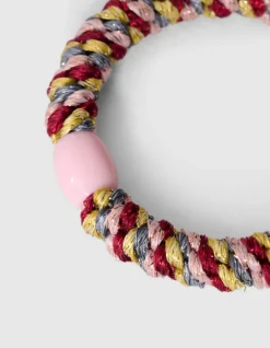 Lurex Haarelastiek Rood