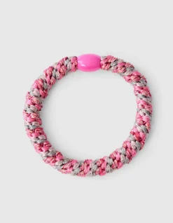 Lurex Haarelastiek Roze