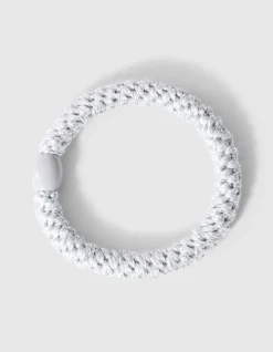 Lurex Haarelastiek Wit
