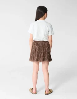 Mesh Heart Rok Bruin
