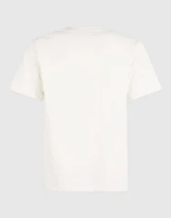 Minimal Artwork T-shirt Gebroken Wit