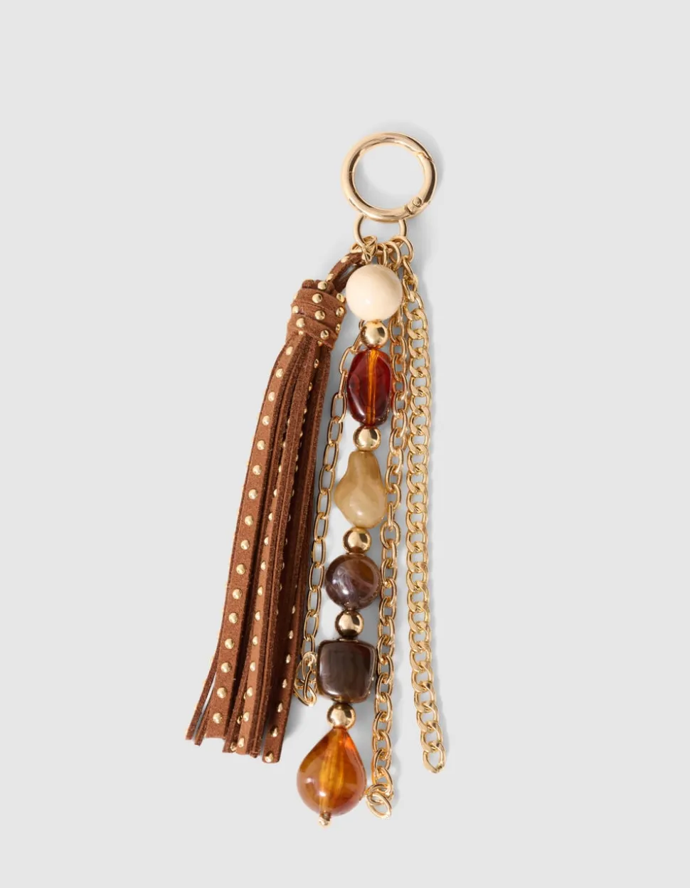 Mix Bagcharm Bruin/Goud