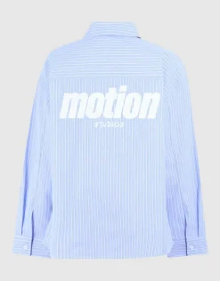 Motion Pinstripe Overhemd Lichtblauw