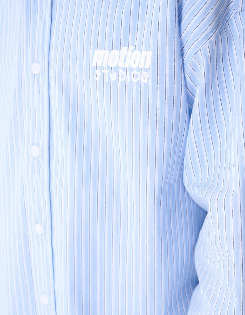 Motion Pinstripe Overhemd Lichtblauw