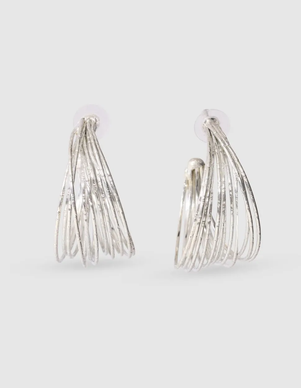 Multi Hoop Oorbellen Zilver