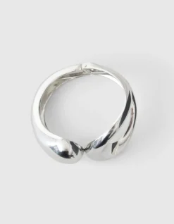 Organic Bangle Armband Zilver