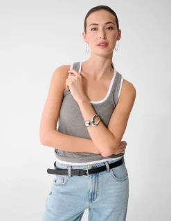 Organic Bangle Armband Zilver