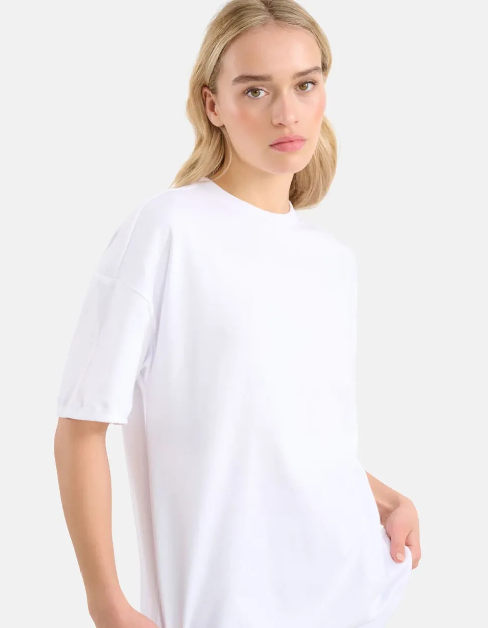 Oversized Basis T-shirt Wit
