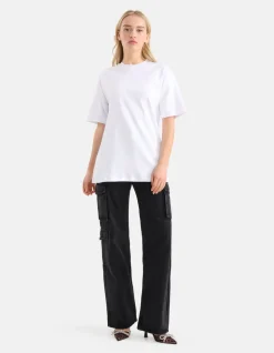 Oversized Basis T-shirt Wit