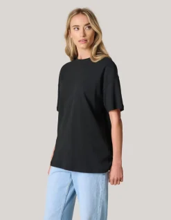 Oversized Basis T-shirt Zwart