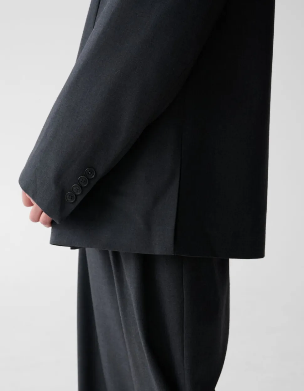 Oversized Blazer Donkergrijs