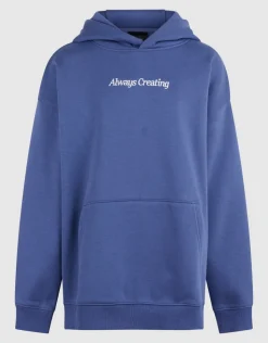 Oversized Fit Hoodie Blauw