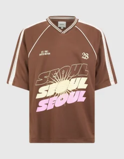 Oversized Fit Seoul Baseball T-shirt Bruin