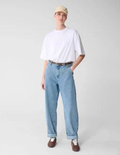 Oversized Logo T-shirt Wit By Mieke