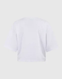 Oversized Logo T-shirt Wit By Mieke