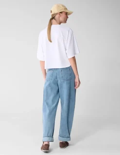 Oversized Logo T-shirt Wit By Mieke